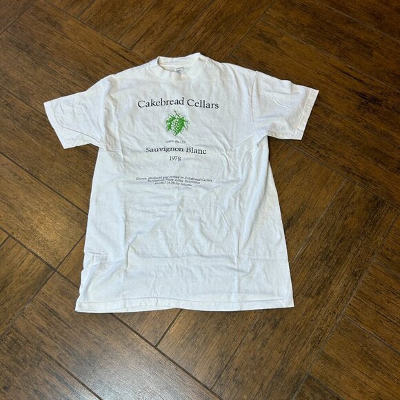 Cakebread Cellars Vintage Sauvignon Blanc Vintage 1978 Single Stitch T shirt - Picture 8 of 8